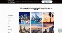 Desktop Screenshot of magellanvacations.com